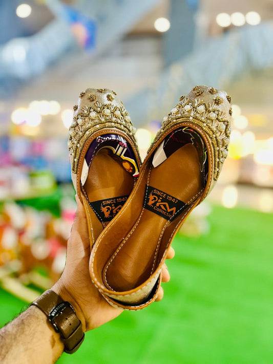 Fancy Party Wear Khussa – Bold Glamour for Grand Occasions Walk Inn